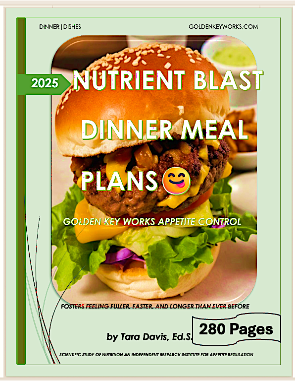 75% off | $4.99 | eBook | DINNER MEAL PLANS (116) APPETITE CONTROL | CRAVING & SNACK CONTROL